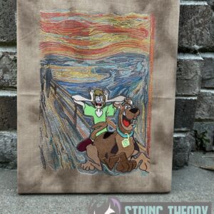 Scooby Doo The Scream machine embroidery design