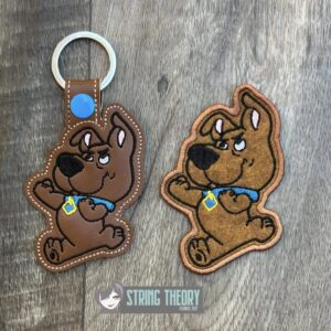 Scooby Doo Scrappy Doo fob patch machine embroidery design
