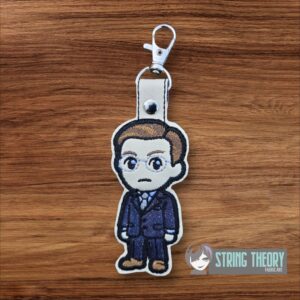 Buffy - Chibi Wesley fob ITH machine embroidery Design