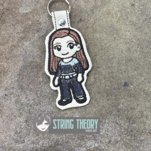 Buffy - Chibi Dawn fob ITH machine embroidery Design