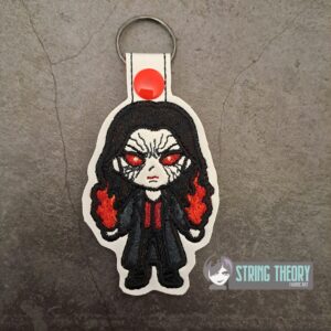 Buffy - Chibi Dark Willow fob ITH machine embroidery Design