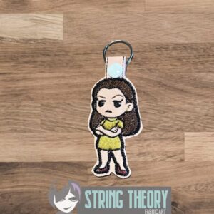 Buffy - Chibi Cordelia fob ITH machine embroidery Design