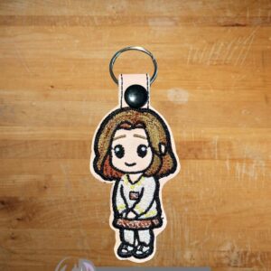 Buffy - Chibi Willow fob ITH machine embroidery Design