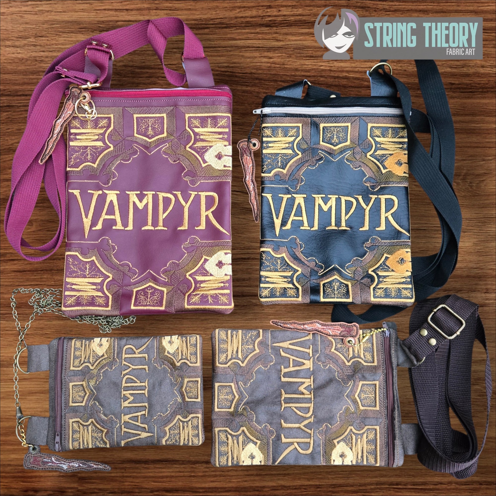 Buffy Vampyr Book FL zip bag
