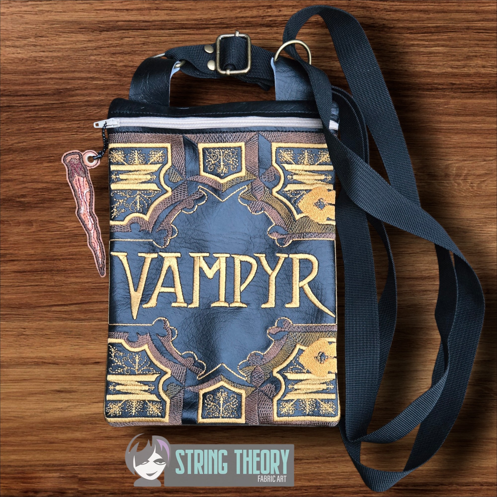 7x11 Buffy Vampyr Book FL zip bag