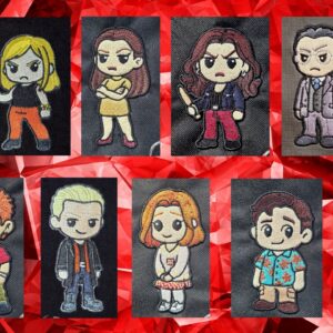 Chibi Buffy the Vampire Slayer machine embroidery Design
