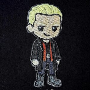 Buffy - Chibi Spike machine embroidery Design