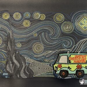 Scooby Doo - Starry Mystery Machine machine embroidery design