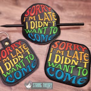 Didn't want to come ITH machine embroidery design