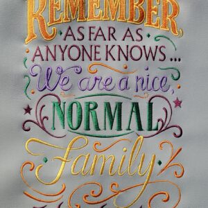 Normal Family machine embroidery design