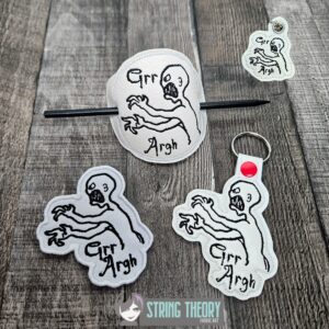 Buffy the Vampire Slayer Grr Argh ITH machine embroidery design