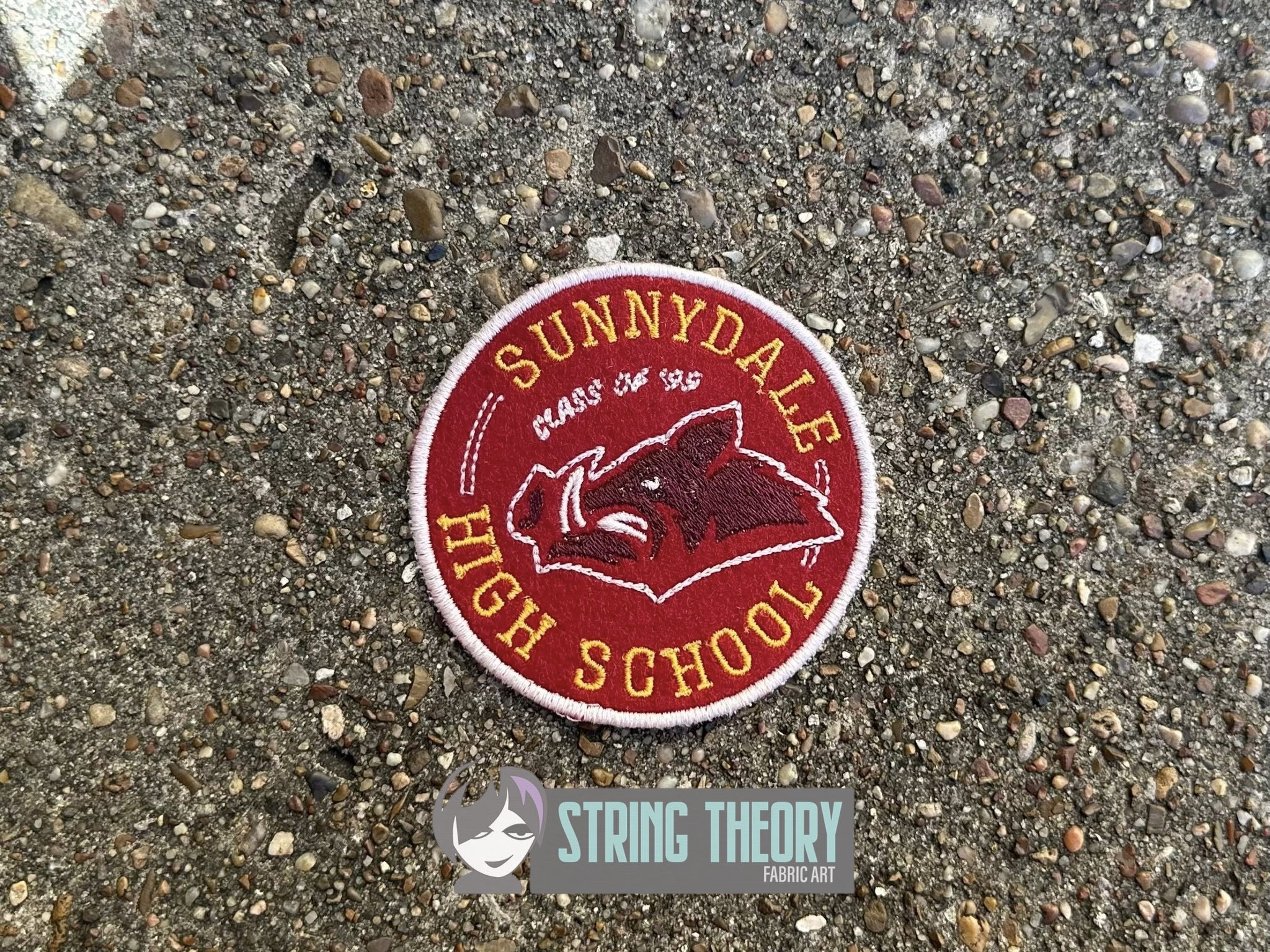 Buffy the Vampire Slayer SHS Razorbacks ITH machine embroidery design