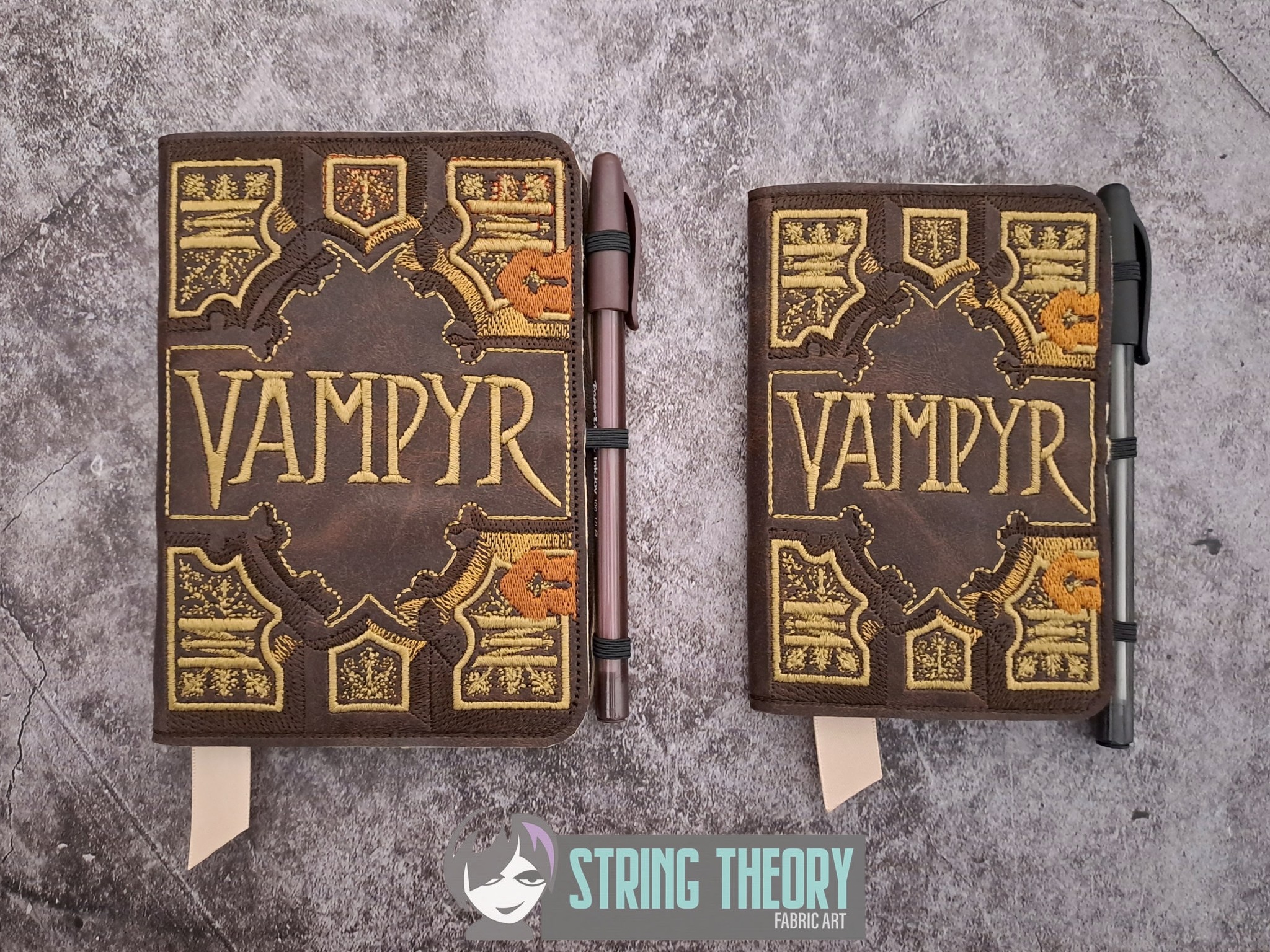 Buffy the Vampire Slayer Vampyr Notebook Cover ITH machine embroidery design