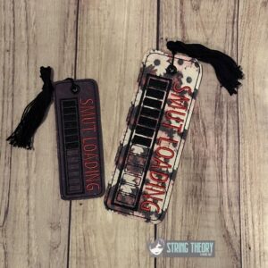 Smut Loading Bookmark ITH Machine Embroidery Design